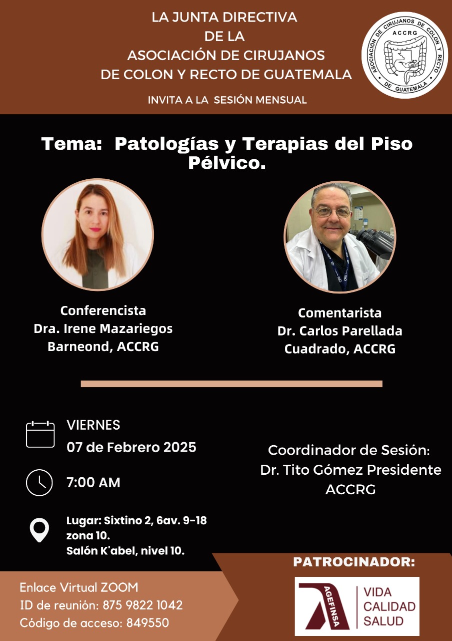 07 febrero 25 – Patologías y terapias del Piso Pélvico